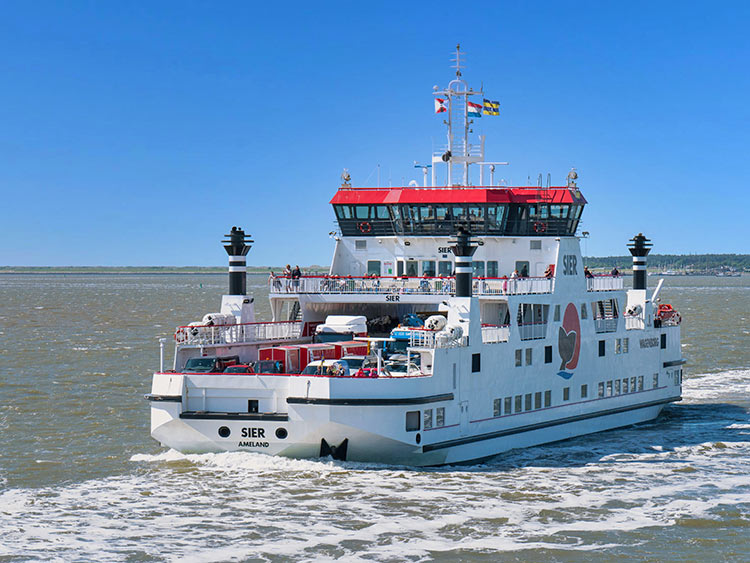 Insel Ameland - Fährschiff "Sier" 